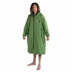 Dryrobe® Advance - Long Sleeve Poncho 12 Dryrobe® Advance - Long Sleeve Poncho -BNA BOARDSHOP Salg l adult green blk 045