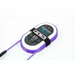 FCS 6’ Freedom Helix Comp Leash Purple/Black