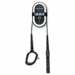 FCS 6’ Freedom Helix All Round Leash Smoke/White