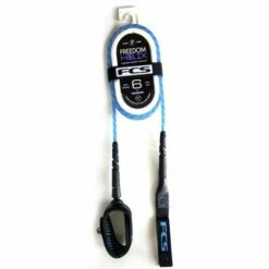 FCS 6’ Freedom Helix All Round Leash Blue/Black