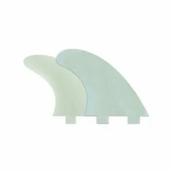 FCS M3 Natural Glass Flex Tri Fin Set