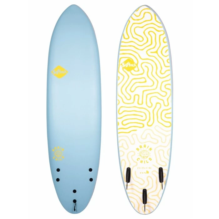 Softech Brainchild FCS II 7'6 Mist Surfbord 3 Softech Brainchild FCS II 7'6 Mist Surfbord