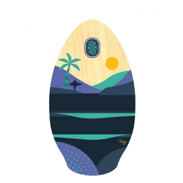 Skim One Wood 39 Skimboard 4 Skim One Wood 39 Skimboard - Billede 2