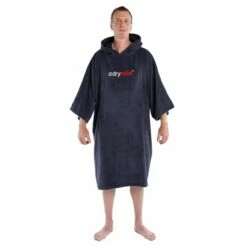 Dryrobe® Organic Cotton Towel Robe - Short Sleeve -BNA BOARDSHOP Salg towelling robe l navy male 256